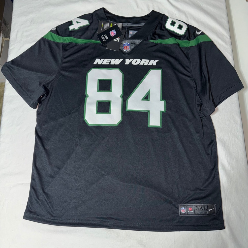 Nike New York Jets On Field Jersey Corey Davis #84 Dri-Fit 3XL Black NWT $160